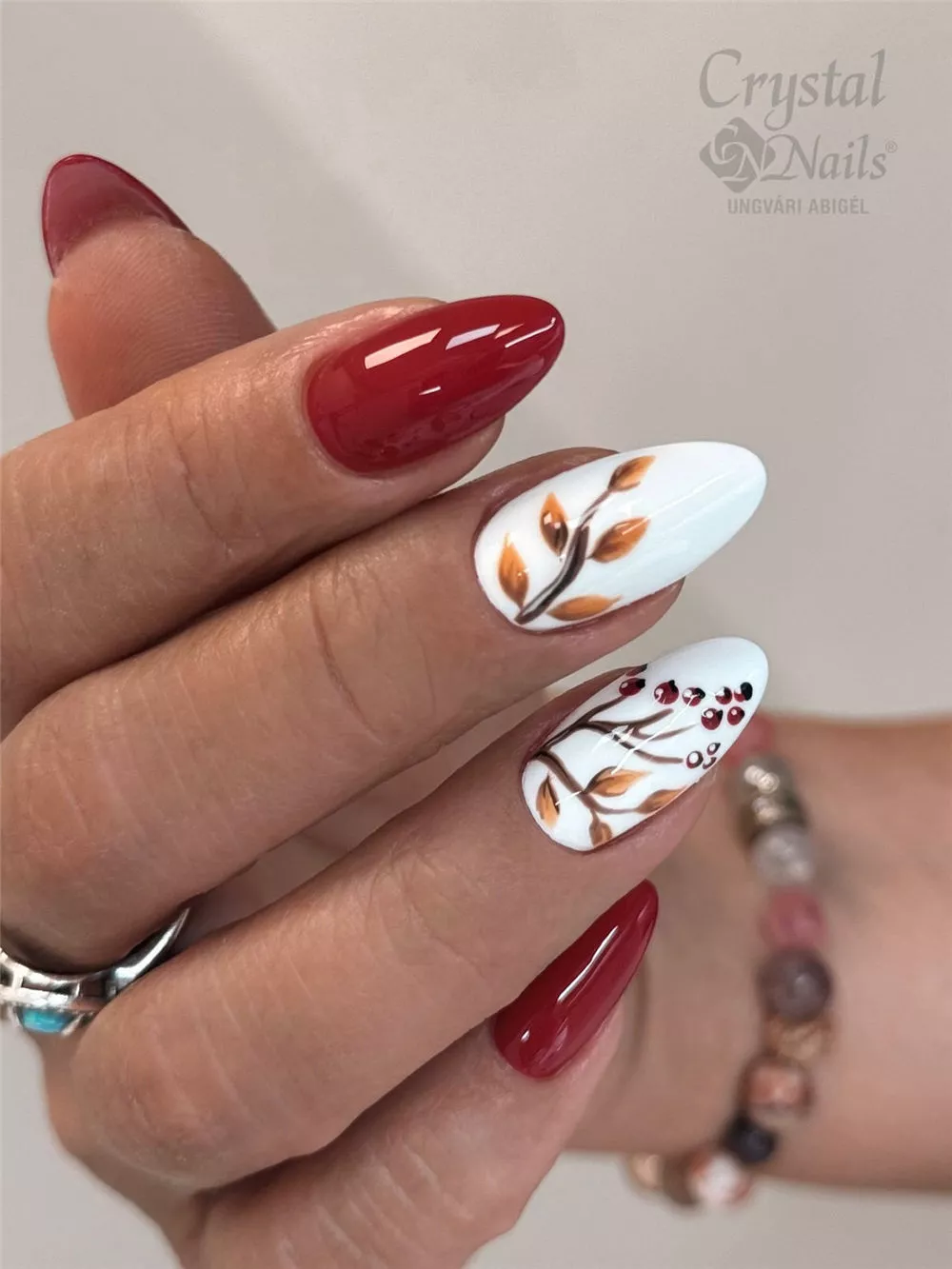 mushrooms nail design