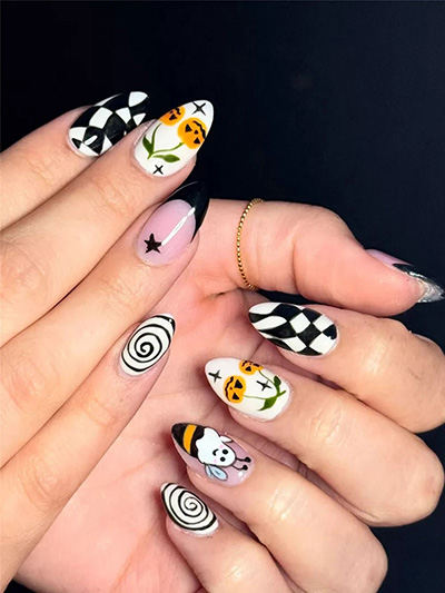 Cute Halloween Nails Design