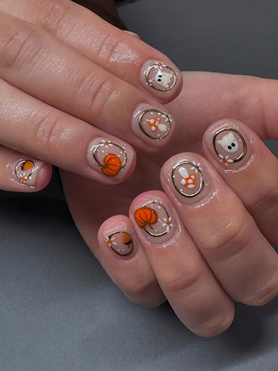 10 Cute and Spooky Nail Designs for Halloween
