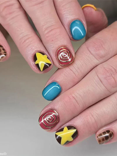 Unique aura nails for autumn