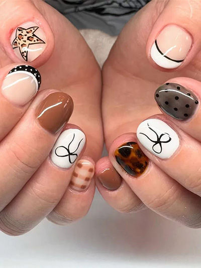 Cutest fall Nail Design