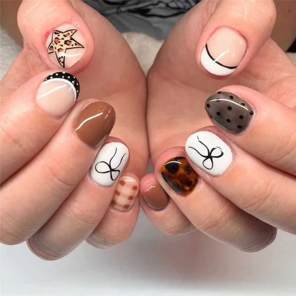 Cutest fall Nail Design